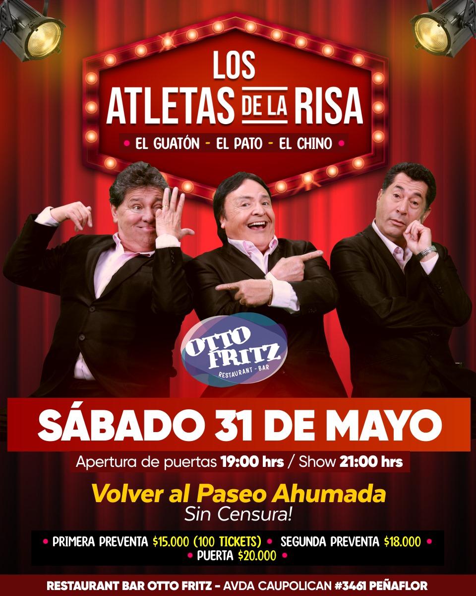 Los Atletas de la Risa: Volver al paseo ahumada ¡Sin Censura! — 31 may. 2025