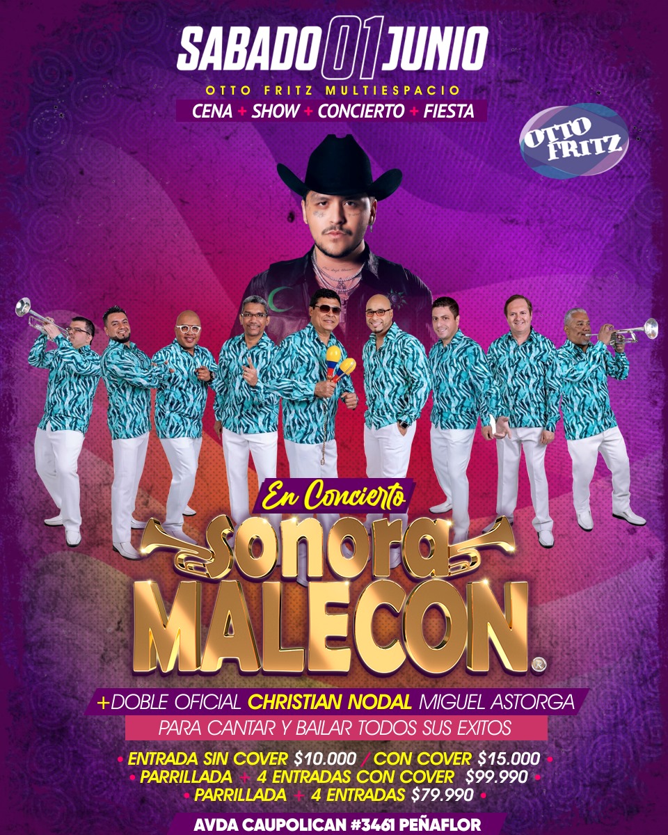 Sonora Malecón en Concierto — 01 jun. 2024