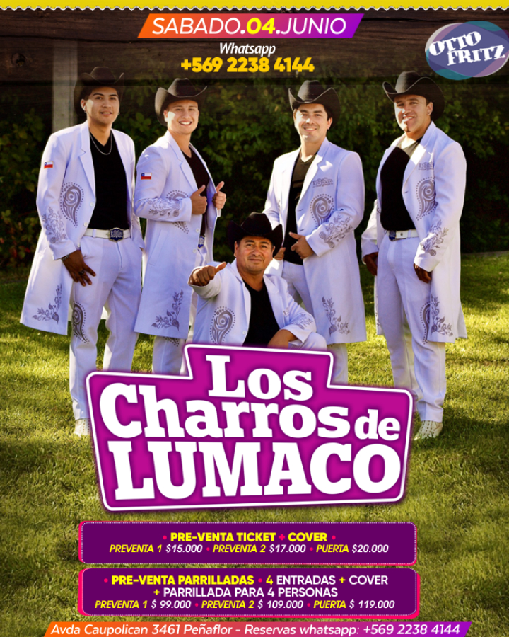 Concierto + Fiesta Charros de Lumaco — 04 jun. 2022